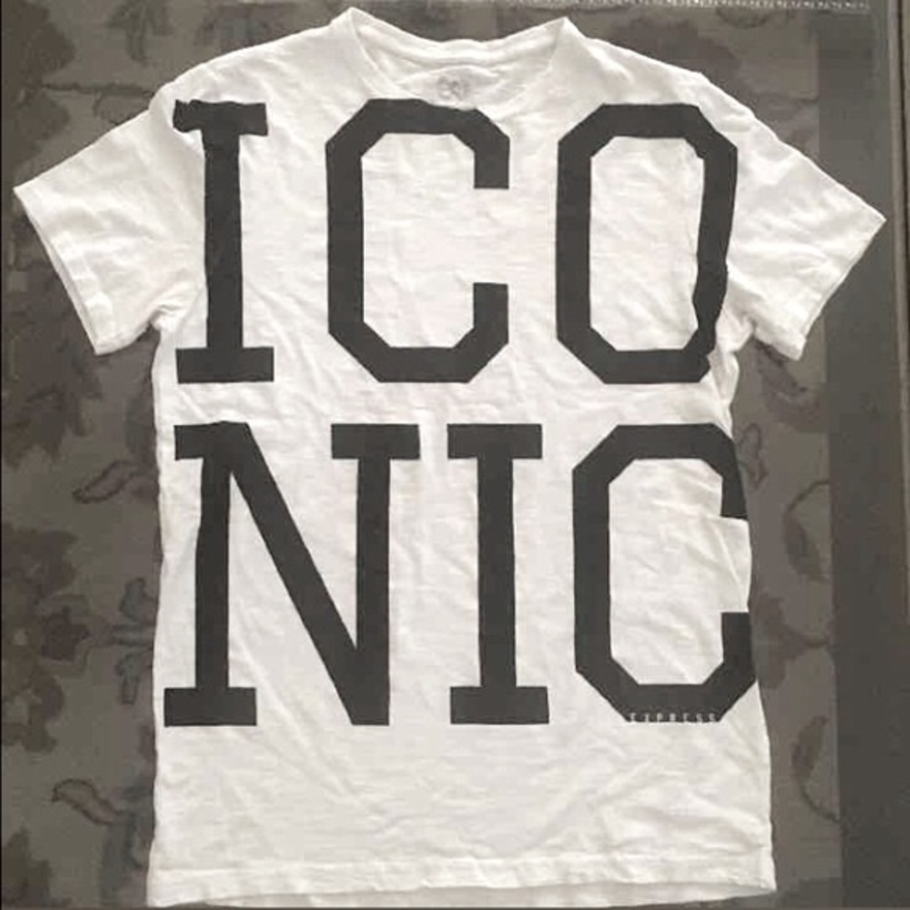 Express Exploded Iconic Graphic Tee Shirt - image 2